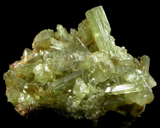 Vesuvianite with Diopside from Jeffrey Mine, Asbestos, Québec, Canada
