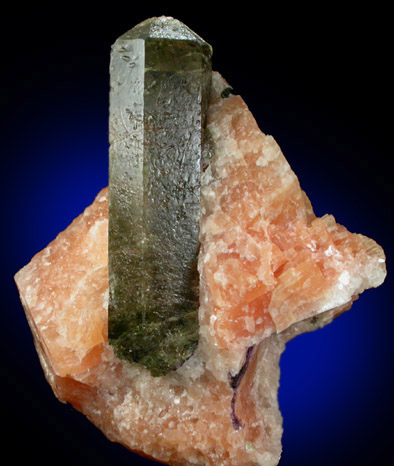 Fluorapatite in Calcite from Yates Mine, Otter Lake, Pontiac County, Qubec, Canada