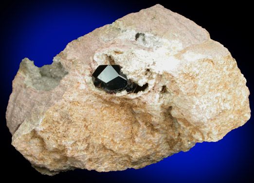 Almandine Garnet in Rhyolite from Garnet Hill, 7.5 km WNW of Ely, White Pine County, Nevada