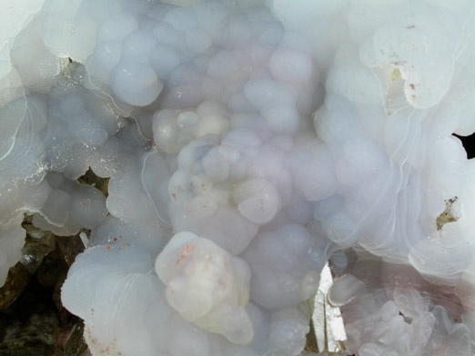 Quartz var. Chalcedony with Fluorapatite from Cerro de Mercado, Durango, Mexico