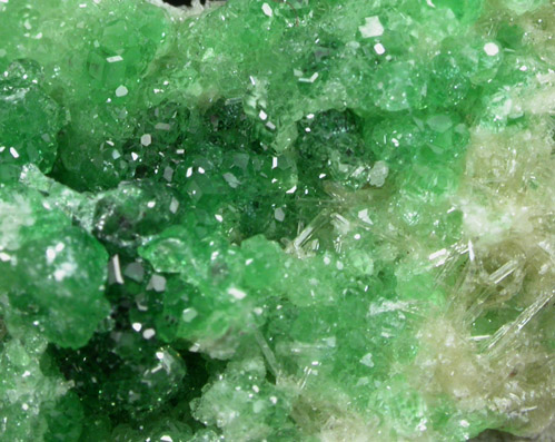 Grossular Garnet with Diopside from Orford Nickel Mine, 5.6 km southwest of Saint-Denis-de-Brompton, Qubec, Canada