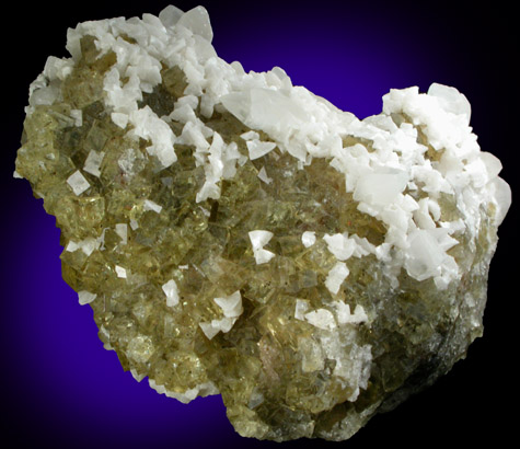 Fluorite with Dolomite from Villabona District, Asturias, Spain