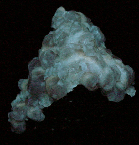 Fluorite with Calcite from Rosiclare Sub-District, Hardin County, Illinois