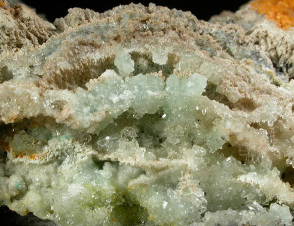 Mimetite and Willemite from Tiger District, Pinal County, Arizona