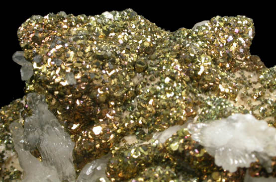 Pyrite on Calcite from Los Remedios Mine, Level 4, Taxco, Guerrero, Mexico