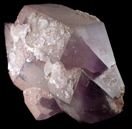 Quartz var. Amethyst Quartz from Saltman Prospect, Camp Encore, Sweden, Oxford County, Maine