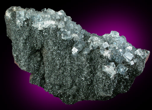 Fluorite on Hematite from Florence Mine, Egremont, Cumbria, England