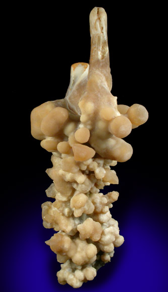 Aragonite-Calcite from Cave Mine, 8.9 km north of Minersville, Beaver County, Utah