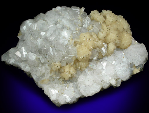 Apophyllite, Stilbite-Ca, Pyrite from Laurel Hill (Snake Hill) Quarry, Secaucus, Hudson County, New Jersey