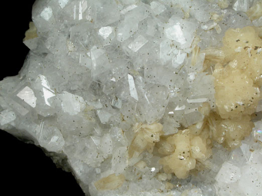 Apophyllite, Stilbite-Ca, Pyrite from Laurel Hill (Snake Hill) Quarry, Secaucus, Hudson County, New Jersey
