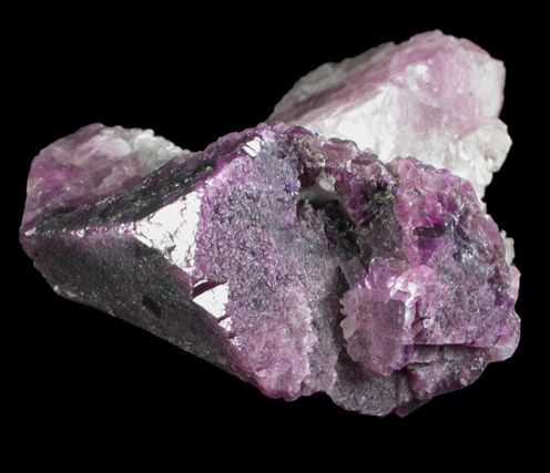 Fluorite with Celestine from Maple Grove Quarry, southeast of Bettsville, Seneca County, Ohio