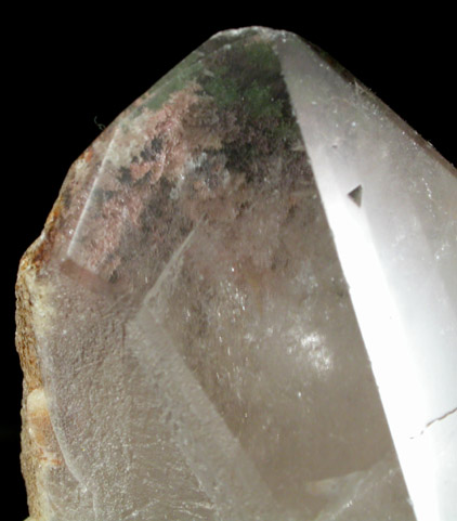 Quartz with Chlorite inclusions from Glover River, McCurtain County, Oklahoma
