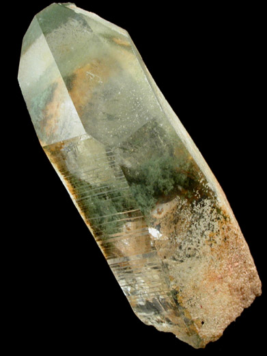 Quartz with Chlorite inclusions from Glover River, McCurtain County, Oklahoma