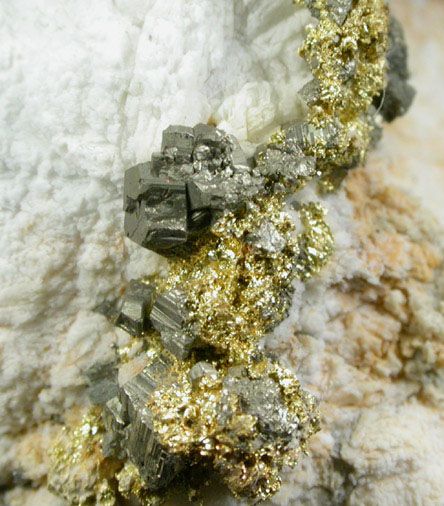 Gold in Quartz with Pyrite from Calaveras County, California