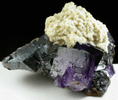 Fluorite, Barite, Sphalerite from Elmwood Mine, Carthage, Smith County, Tennessee