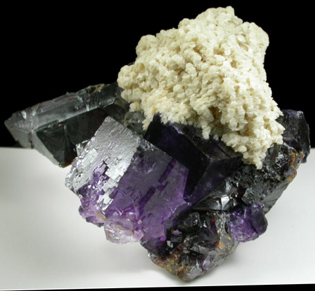 Fluorite, Barite, Sphalerite from Elmwood Mine, Carthage, Smith County, Tennessee