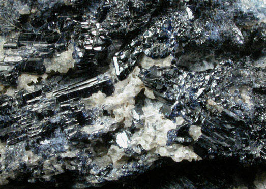 Elbaite var. Indicolite Tourmaline from Dunton Quarry, Plumbago Mountain, Hall's Ridge, Newry, Oxford County, Maine