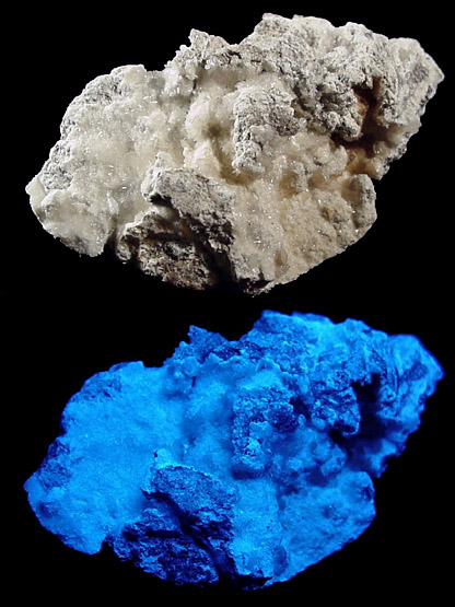 Hydrozincite from Yellow Pine Mine, Goodsprings District, Clark County, Nevada