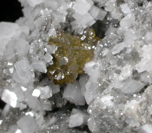 Sphalerite and Dolomite from LaFarge Quarry, Lockport, Niagara County, New York