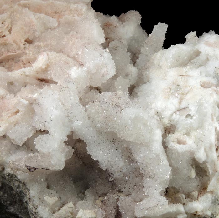 Quartz pseudomorphs after Anhydrite from O and G Industries Southbury Quarry, Southbury, New Haven County, Connecticut