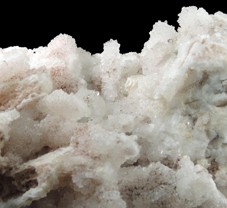 Quartz pseudomorphs after Anhydrite from O and G Industries Southbury Quarry, Southbury, New Haven County, Connecticut