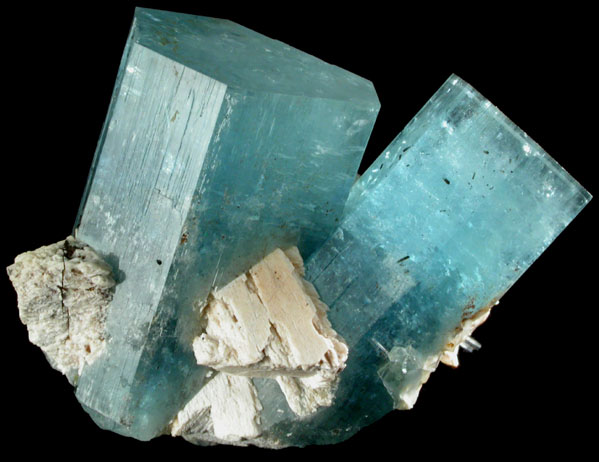 Beryl var. Aquamarine from Erongo Mountains, 20 km north of Usakos, Namibia