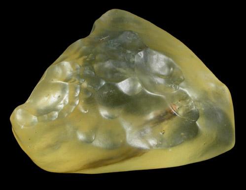 Tektite (Libyan Desert Glass) from Great Sand Sea, north of Gilf, eastern end of the Libyan Desert, Egypt