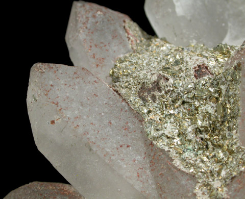 Quartz with Pyrite from Yamanoo, Ibaragi Prefecture, Japan
