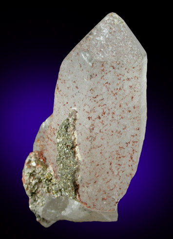 Quartz with Pyrite from Yamanoo, Ibaragi Prefecture, Japan