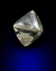 Diamond (0.62 carat gray octahedral crystal) from Letlhakane Mine, south of the Makgadikgadi Pans, Botswana