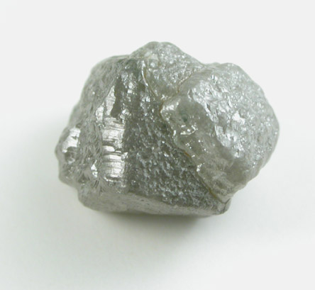 Diamond (2.56 carat gray intergrown cubic crystals) from Ekati Mine, Point Lake, Northwest Territories, Canada