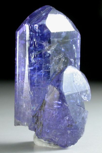 Zoisite var. Tanzanite from Merelani Hills, western slope of Lelatama Mountains, Arusha Region, Tanzania (Type Locality for Tanzanite)