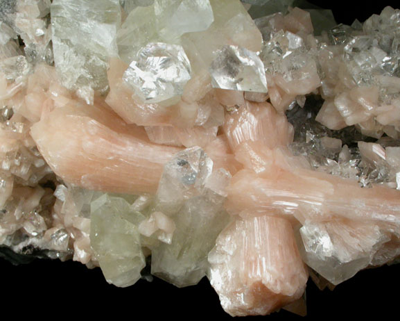 Apophyllite with Stilbite-Ca from Jalgaon, Maharashtra, India