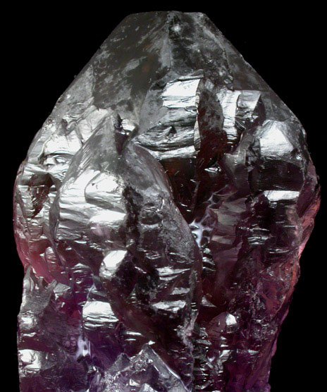 Quartz var. Ametrine (with rare pinacoid termination face) from Anahi Mine, La Gaiba District, Sandoval Province, Santa Cruz Department, Bolivia