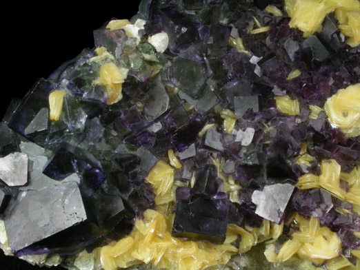 Fluorite with Muscovite from Erongo Mountain, Usakos and Omaruru Districts, Namibia