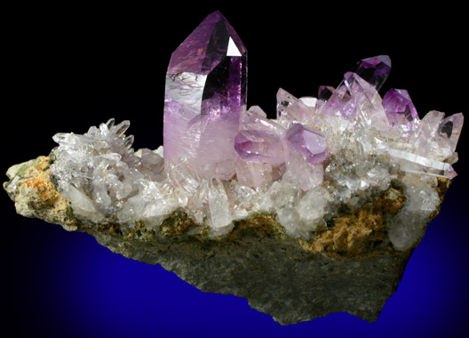 Quartz var. Amethyst from Piedra Parada, near Las Vigas, Tatatila, Veracruz, Mexico