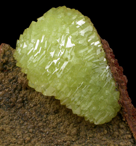 Adamite from Mina Ojuela, Mapimi, Durango, Mexico