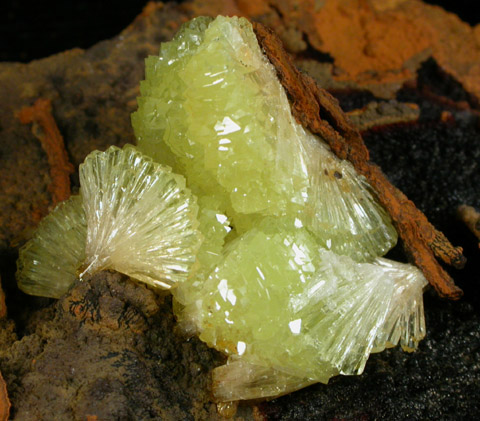 Adamite from Mina Ojuela, Mapimi, Durango, Mexico