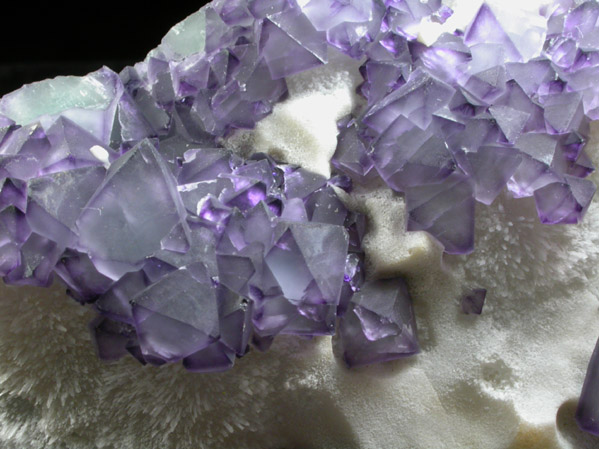 Fluorite in Quartz from Ganzhou, Jiangxi Province, China