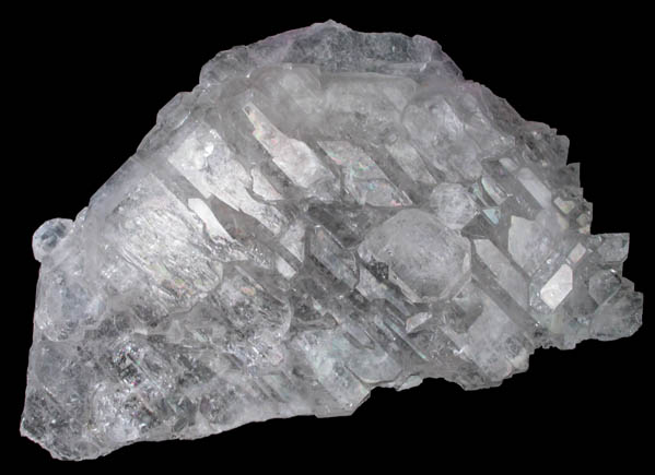 Quartz with Rose Quartz crystals from Mount Mica Quarry, Paris, Oxford County, Maine