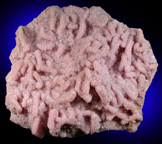 Rhodochrosite pseudomorphs after Barite from Santa Rita Mine, Morococha District, Yauli Province, Lima Department, Peru