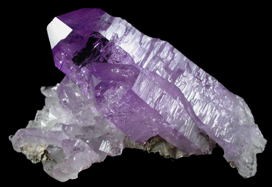 Quartz var. Amethyst Quartz from Piedra Parada, near Las Vigas, Tatatila, Veracruz, Mexico