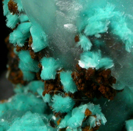 Smithsonite on Aurichalcite from Kelly Mine, Magdalena District, Socorro County, New Mexico