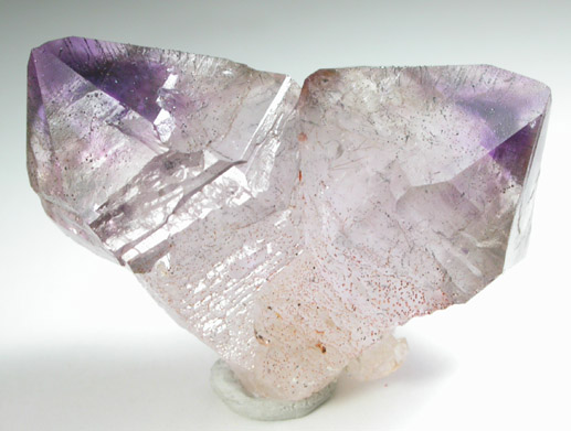 Quartz var. Amethyst (Japan Law-twinned) Scepter-shaped formation from Ambatondrazaka District, Toamasina Province, Madagascar