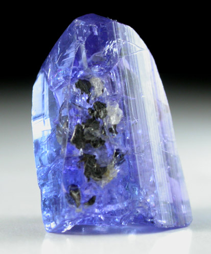 Zoisite var. Tanzanite with Graphite from Merelani Hills, western slope of Lelatama Mountains, Arusha Region, Tanzania (Type Locality for Tanzanite)