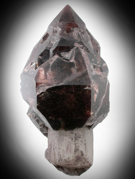 Quartz var. Amethyst Scepter formation from Tafelkop, Goboboseb Mountains, 27 km west of Brandberg Mountain, Erongo region, Namibia