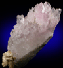 Quartz var. Rose Quartz Crystals from Lavra da Ilha, Taquaral, Jequitinhonha River, Minas Gerais, Brazil