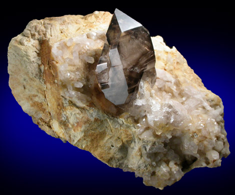 Quartz var. Smoky Quartz from Mooralla, Victoria, Australia