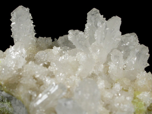 Celestine on Sulfur from La Grasta Mine, Delia, Caltanissetta Province, Sicily, Italy