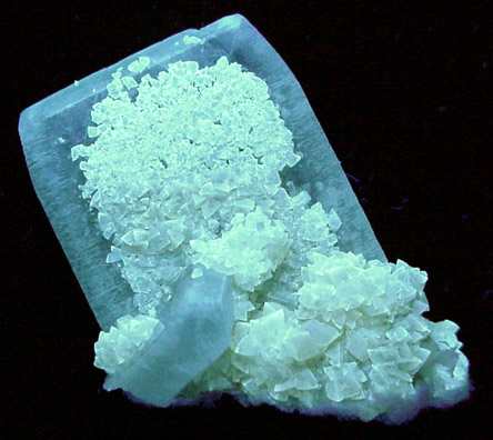 Celestine with Calcite from Holloway Quarry, Newport, Monroe County, Michigan